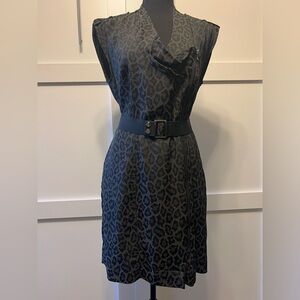 Calvin Klein Sleeveless Animal Print Dress Size S